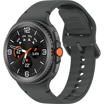 Příslušenství k fitness náramku Techsuit - Řemínek na hodinky (W079) - Samsung Galaxy Watch8 40 mm/Watch8 44 mm/Watch8 Classic - Graphite Carbon