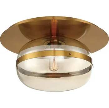 Nottingham M – elegantní stropní světlo v mosazném provedení