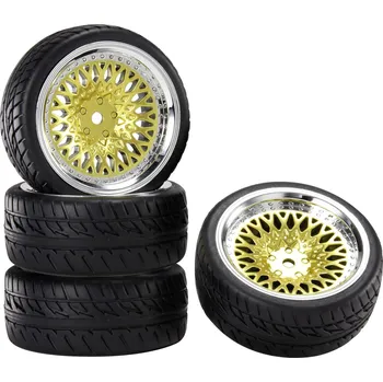 RC vybavení Reely 1:10 silniční model kompletní kola Racing CLS zlatá 4 ks