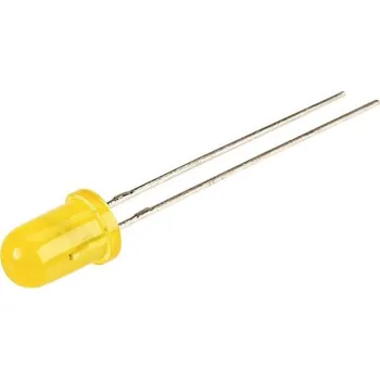 Polovodič Kingbright LED s vývody žlutá kulatý 5 mm 20 mcd 30 ° 8.5 mA 12 V
