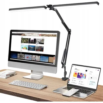 Lampička STOJÍKOVÁ LAMPA KRESLÍŘSKÁ ŠKOLNÍ NA STŮL LED lampa s klipem