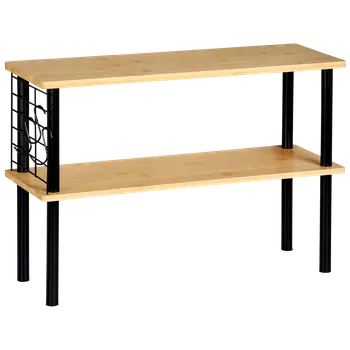 Příbor Kesper Bambusová kuchyňská police na pracovní desku, 55 x 20 x 38 cm