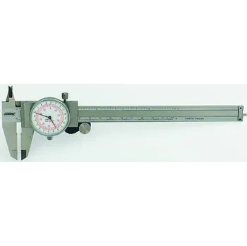 Posuvné měřítko Posuvné měřítko Kruhová stupnice, kapacita: 150mm, přesnost: ±0,02 mm, rozlišení: 0,02 mm, imperiální nebo metrické