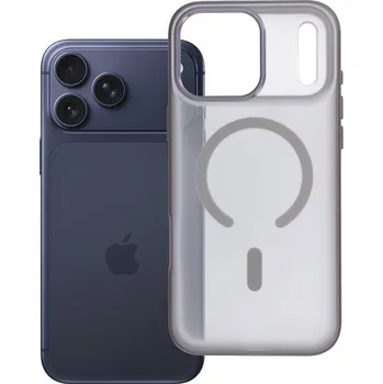 Náhradní díl pro mobilní telefon Kryt Flexline Mag Cover s MagSafe pro iPhone 17 Pro Max šedé