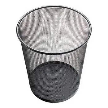 Odpadkový koš Helit the circle network H2518595 odpadkový koš 15 l (Ø x v) 265 mm x 280 mm kov černá 1 ks