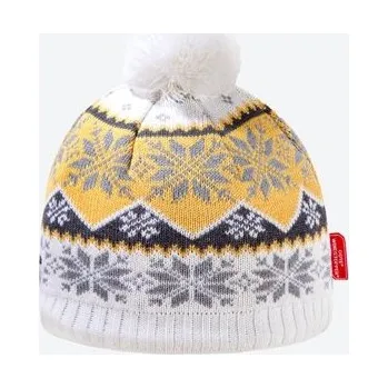 Čepice Dětská pletená čepice merino Windstopper Kama BW20 bílá obvod hlavy 48-56 cm