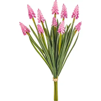 umělá květina Modřenec růžový UKN100 PINK - SLEVA 3% s kodem radost25