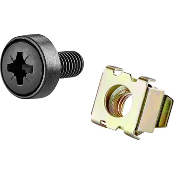 DJ technika Renkforce RF-3429166 10 palec, 19 palec upevňovací materiál pro datové skříně černá