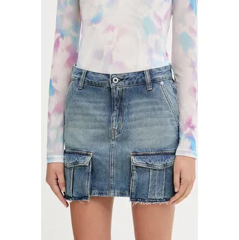 Dámská sukně Džínová sukně Karl Lagerfeld Jeans A3W12008 modrá 55X, vel. M