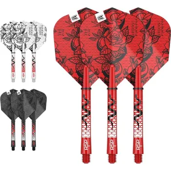 Příslušenství pro šipky Target - darts Sada letek a násadek - Ink - Nathan Aspinall - medium