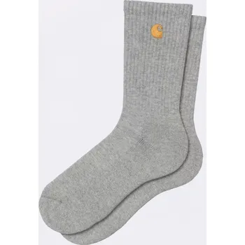 Pánské ponožky Carhartt WIP Chase Socks Grey Heather/ Gold
