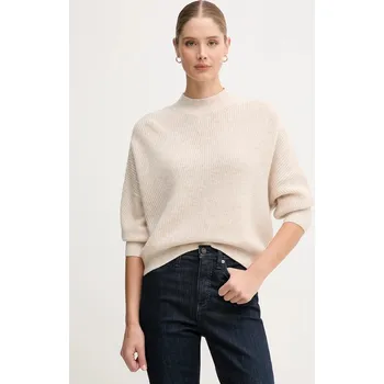Dámský svetr Svetr s příměsí vlny OUI 94268 béžová 80X, vel. 40