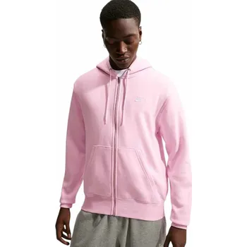 Pánská mikina Pánská rozepínací mikina Nike CLUB růžová FN3861-663 - S | UK 2 | US 2,5Y