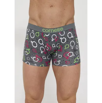 Cornette boxerky HE 508/165 - šedá, S (Pánské boxerky Cornette High Emotion)