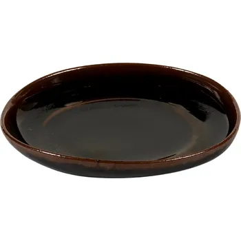 Serax, Podšálky na hrnky Out of Lines, hnědo-černé, 13 cm, 2 ks - Formadore