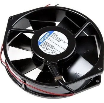 Měnič napětí Axiální ventilátor, řada: 7100 N DC, 150 x 38mm, průtok vzduchu: 308m³/h 12W 24 V DC Kruhový