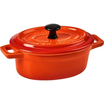 Butlers C'EST SI BON Mini zapékací miska s pokličkou oválná - oranžová