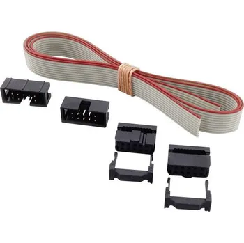 Elektrický konektor sada konektoru pro ploché kabely BKL Electronic 10122101 Vlastnosti konektoru: s odlehčením tahu, Rastr (rozteč): 2.54 mm, Počet pólů: 16, 1 sada