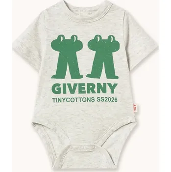 Kojenecký body Bavlněné kojenecké body Tinycottons FROG & FROG GRAPHIC BODY SS26.055 šedá 09X, vel. 86