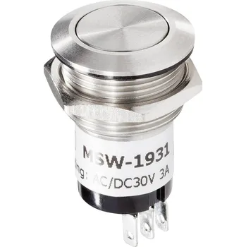 Domovní zvonek Renkforce RF-4707808 tlačítka zvonku 1násobné nerezová ocel