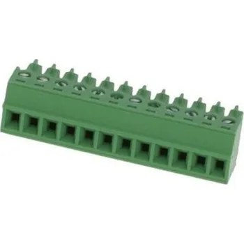 Elektrický konektor 3.81MM EURO PLUG RA GRN 12CKT