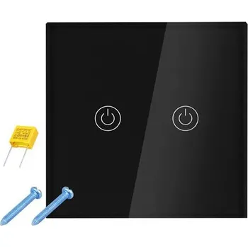 vypínač Vypínač skleněný LTC M177 dvojitý