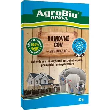 Čistič septiku a jímky Přípravek k rozkladu organických nečistot v domovních odpadech AGROBIO Enviwaste 50g