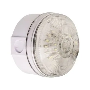 Maják LED maják, řada: LED195 Blikající, stálé barva Bílá LED Montáž do krabice, montáž na stěnu 85 → 280 V.