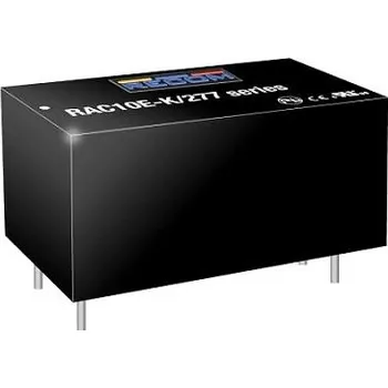 Měnič napětí AC/DC převodník RAC10E-12SK/277 až 12 V, počet kolíků: 4