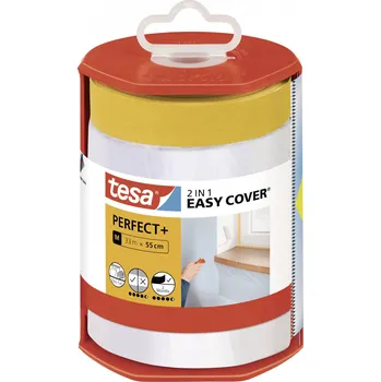 Izolační páska tesa Easy Cover Perfect plus 56570-00000-00 krycí fólie žlutá, transparentní (d x š) 33 m x 550 mm 1 ks