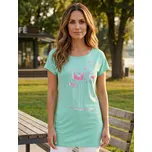 Dámské prodloužené triko ALTISPORT CARRYOVER ALW043123 MÁTOVÁ S