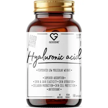 Zdraví Goodie Kyselina Hyaluronová - Fermentováná LMW + Vitamín C - 60 kapslí
