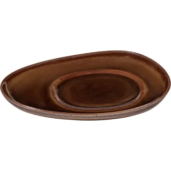 Serax, Podšálky na hrnky Out of Lines, 15 cm, hnědé, 2 ks - Formadore