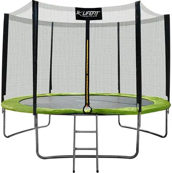 Lifefit Trampolína, 305 cm + ochranná síť + schůdky