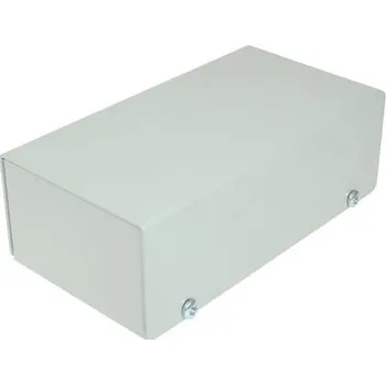 Nábytkové kování Skříň stín. barva Šedá Hliník 75 x 40 x 35mm