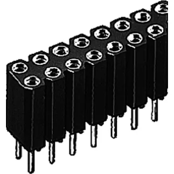 Elektrický konektor Fischer Elektronik precizní dutinková lišta Počet řádků: 2 Počet kontaktů v řadě: 36 BL 6/ 72/Z 1 ks