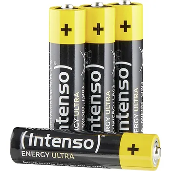Článková baterie Intenso 7501414 mikrotužková baterie AAA alkalicko-manganová 1250 mAh 1.5 V 4 ks