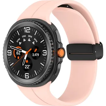 Příslušenství k fitness náramku Techsuit - Řemínek na hodinky (W011) - Samsung Galaxy Watch8 40mm/Watch8 44mm/Watch8 Classic - růžový