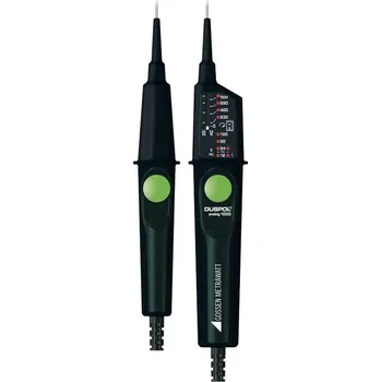 Multimetr Gossen Metrawatt DUSPOL analog 1000 dvoupólová zkoušečka napětí, CAT III 1000 V, CAT IV 600 V, LED, vibrace