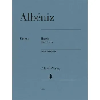 Isaac Albéniz: Iberia, Book I-IV (noty na klavír)