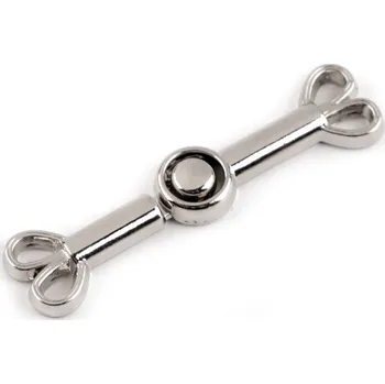 Ozdobné zapínání 10x40 mm, střední, 1 nikl