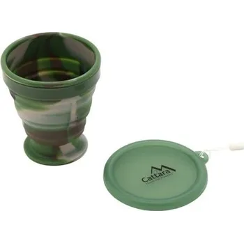 Kempingové nádobí Kelímek CATTARA 13638 Army skládací 200ml