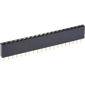 Krokosvorka Connfly DS1023-1*10SF11 dutinková lišta zásuvková lišta, rovná černá 1 ks Tube