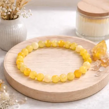 Náramek - Medový Křišťál