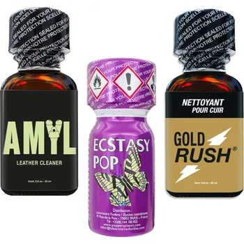Poppers Rush Amyl Ecstasy mix pack 3 x 24 ml
