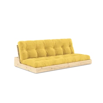 Pohovka KARUP Rozkládací pohovka BASE lakovaná medově žlutá 196 cm