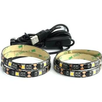 LED páska LED pásek pro TV 30LED studená bílá RETLUX RLS 101 USB