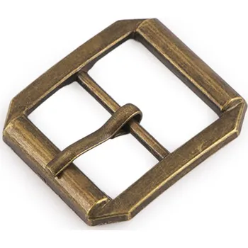 Kovová spona / opasková přezka, průvlek 20 mm, malé, 3 staromosaz