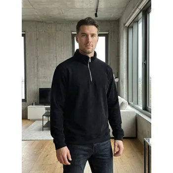 Pánský svetr Černý pánský pohodlný svetr, VELIKOST 3XL