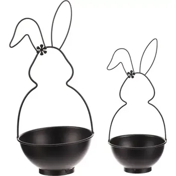 Květináč Sada obalů zajíc KLS2098 BK - SLEVA 3% s kodem radost25